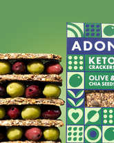 Galletas Keto de Oliva y Semillas de Chia (10x60g)