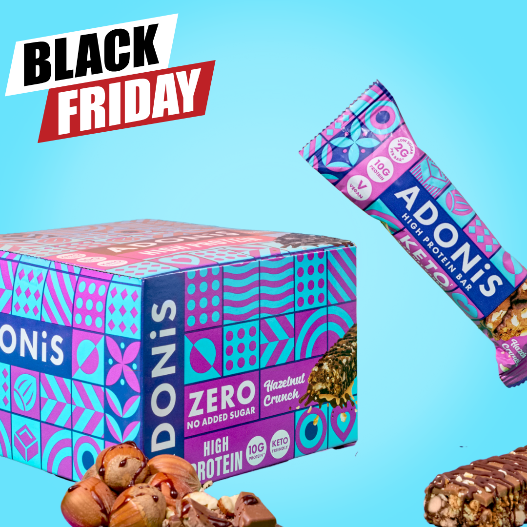 Barres Keto High Protein Crunch aux noisettes (16x45g)