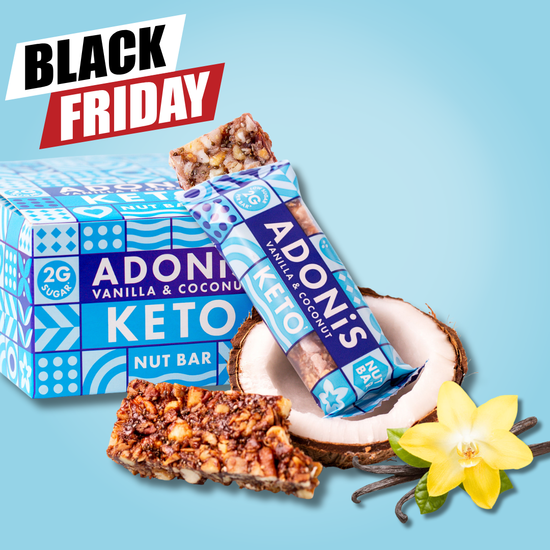 Barres Keto Nut Vanille & Noix de Coco (16x35g)
