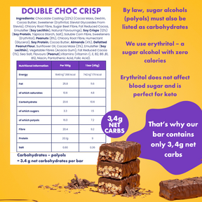 <tc>Adonis Barritas Keto Double Choc Crisp (16x45gr)</tc>